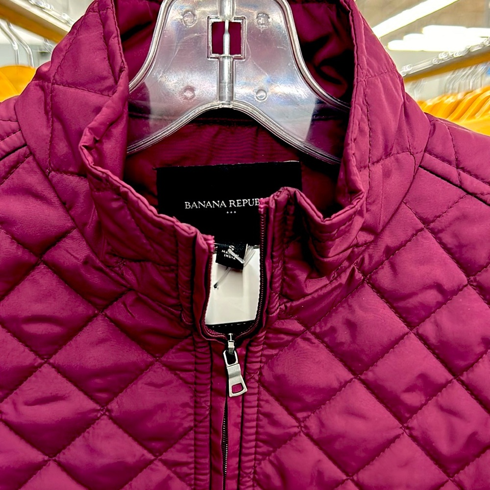 NWOT Banana Republic Light Quilted Jacket size Small